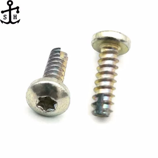 Hexalobular Socket Torx Pan Head Stainless Steel Self Tapping Screws Thread Forming with Cutter Made in China