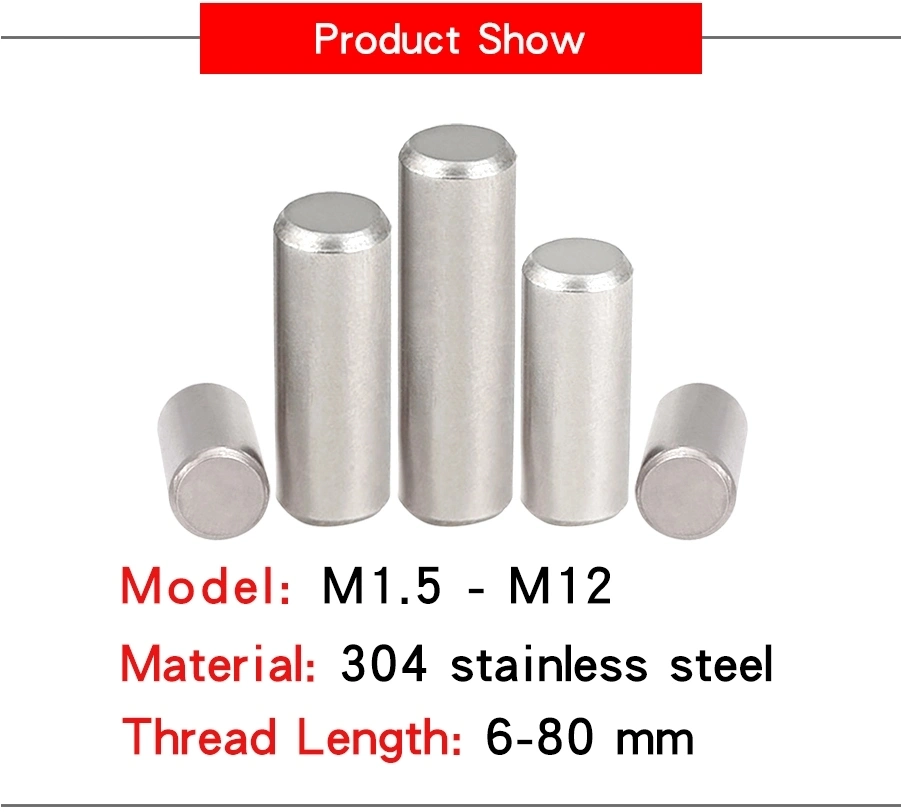 High Strength Shaft with Hole Half-Round Pin Flat Head with Hole Cylindrical Pin Locating / Latch Rivet Pin